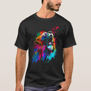 Lion African Pop Art T-Shirt