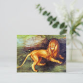Lion - Albrecht Durer - c1494 Postkarte (Stehend Vorderseite)