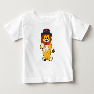 Lion als Gentleman mit Hat Baby T-shirt