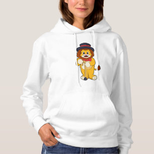 Lion als Gentleman mit Hat Hoodie