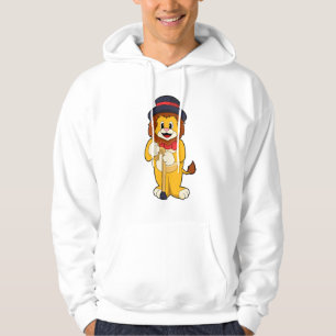 Lion als Gentleman mit Hat Hoodie