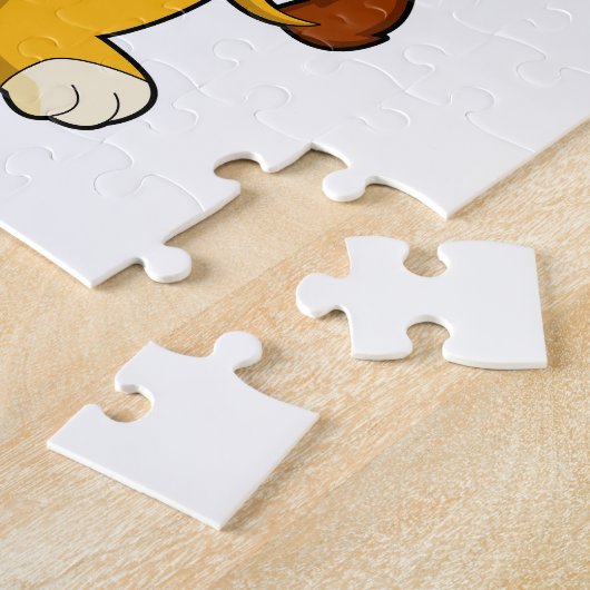 Lion als Gentleman mit Hat Puzzle (Seite)