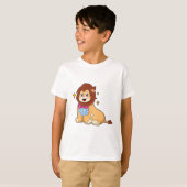 Lion als Gentleman mit Krawatte.PNG T-Shirt (Vorne ganz)