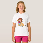 Lion als Gentleman mit Krawatte.PNG T-Shirt (Vorne ganz)