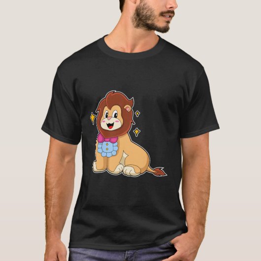Lion als Gentleman mit Krawatte.PNG T-Shirt (Vorderseite)