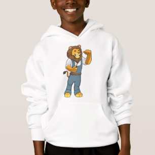Lion als Handyman Schraubenzieher Hoodie