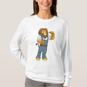 Lion als Handyman Schraubenzieher T-Shirt