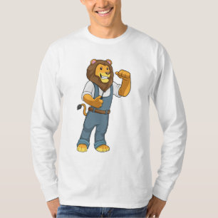 Lion als Handyman Schraubenzieher T-Shirt