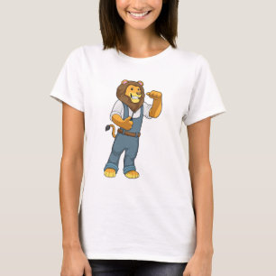 Lion als Handyman Schraubenzieher T-Shirt
