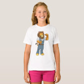 Lion als Handyman Schraubenzieher T-Shirt (Vorne ganz)