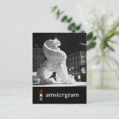 Lion Amsterdam gram Postkarte (Stehend Vorderseite)