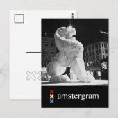 Lion Amsterdam gram Postkarte (Vorne/Hinten)