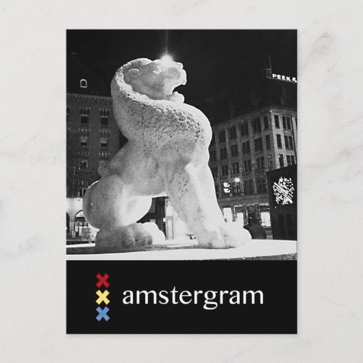 Lion Amsterdam gram Postkarte (Vorderseite)