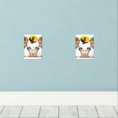 lion and dog bilderwand sets (Holzboden)