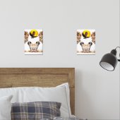 lion and dog bilderwand sets (Schlafzimmer)
