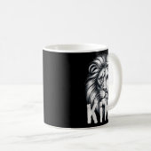 Lion And Jesus King Christian Faith Design Kaffeetasse (VorderseiteRechts)