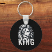 Lion And Jesus King Christian Faith Design Schlüsselanhänger (Vorderseite)