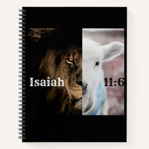 Lion and Lamb Bible Notizblock