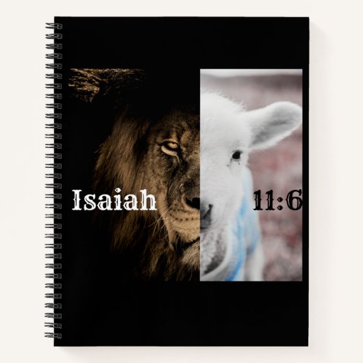 Lion and Lamb Bible Notizblock (Vorderseite)