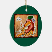 LION AND LAMB PEACE by Jeff Willis Art Keramik Ornament (Rechts)