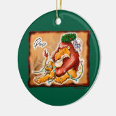 LION AND LAMB PEACE by Jeff Willis Art Keramik Ornament (Links)