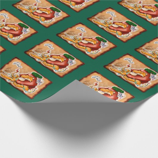 LION AND LAMB PEACE by Jeff Willis Art Wrapping Pa Geschenkpapier (Ecke)