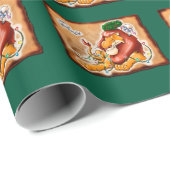 LION AND LAMB PEACE by Jeff Willis Art Wrapping Pa Geschenkpapier (Rolleneckpunkt)