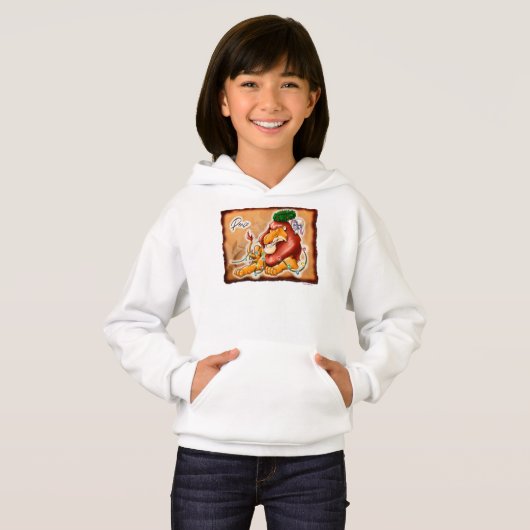 LION AND LAMB PEACE von Jeff Willis Art Hoodie (Vorne ganz)