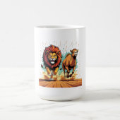 Lion and Llama Dash Kaffeetasse (Mittel)