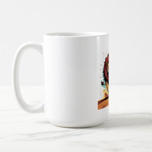 Lion and Llama Dash Kaffeetasse (Links)