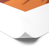 Lion and Llama Dash Poster (Ecke)