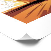 Lion and Llama Dash Poster (Ecke)