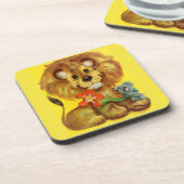 Lion and Mouse Getränkeuntersetzer (Linke Seite)