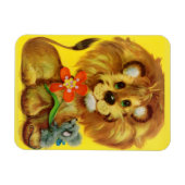 Lion and Mouse Magnet (Horizontal)
