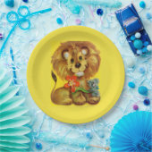 Lion and Mouse Pappteller (Party)