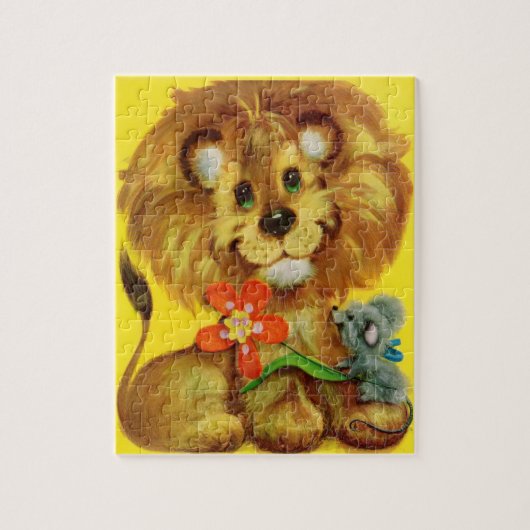 Lion and Mouse Puzzle (Vertikal)
