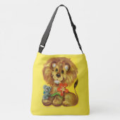 Lion and Mouse Tragetaschen Mit Langen Trägern (Rückseite)