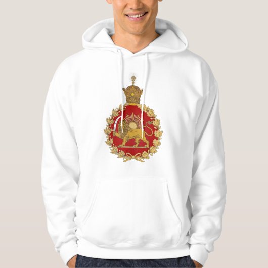 Lion and Sun Emblem – A Royal Persian Legacy Hoodie (Vorderseite)