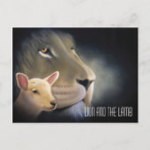 Lion and the Lamb Postkarte (Vorderseite)