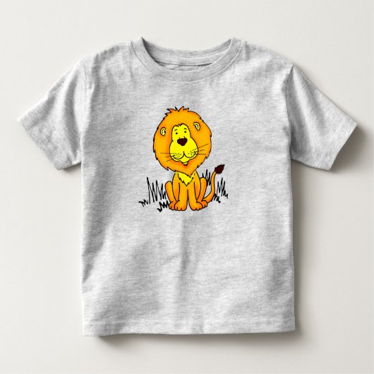 Lion animal art big cat baby romper kleinkind t-shirt (Vorderseite)
