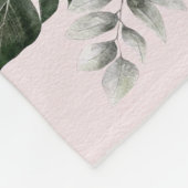 Lion Animal Blume Fleecedecke (Ecke)
