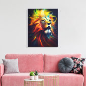 Lion Animal Discovery Adventure Nature Planet Leinwanddruck (Insitu (Wohnzimmer))