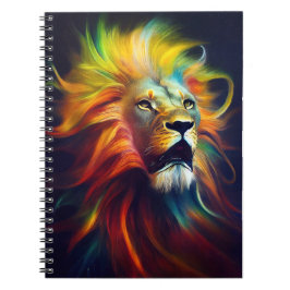 Lion Animal Discovery Adventure Nature Planet Notizblock