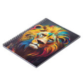 Lion Animal Discovery Adventure Nature Planet Notizblock (Linke Seite)