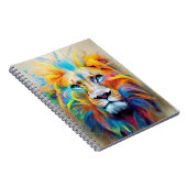 Lion Animal Discovery Adventure Nature Planet Notizblock (Rechte Seite)