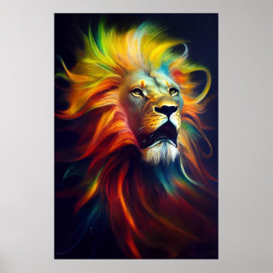 Lion Animal Discovery Adventure Nature Planet Poster