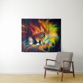 Lion Animal Discovery Adventure Nature Planet Wandteppich (Beispiel (Horizontal))
