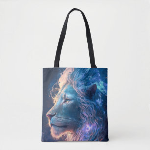 Lion Animal Portrait Painting Wildlife Outdoor Tasche