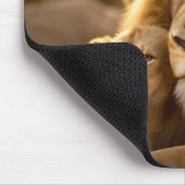 Lion Animal Wild Beauty Freedom Wilderness Print Mousepad (Ecke)
