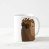 Lion Animal Wildlife Big Cat Lover Kaffeetasse (VorderseiteRechts)